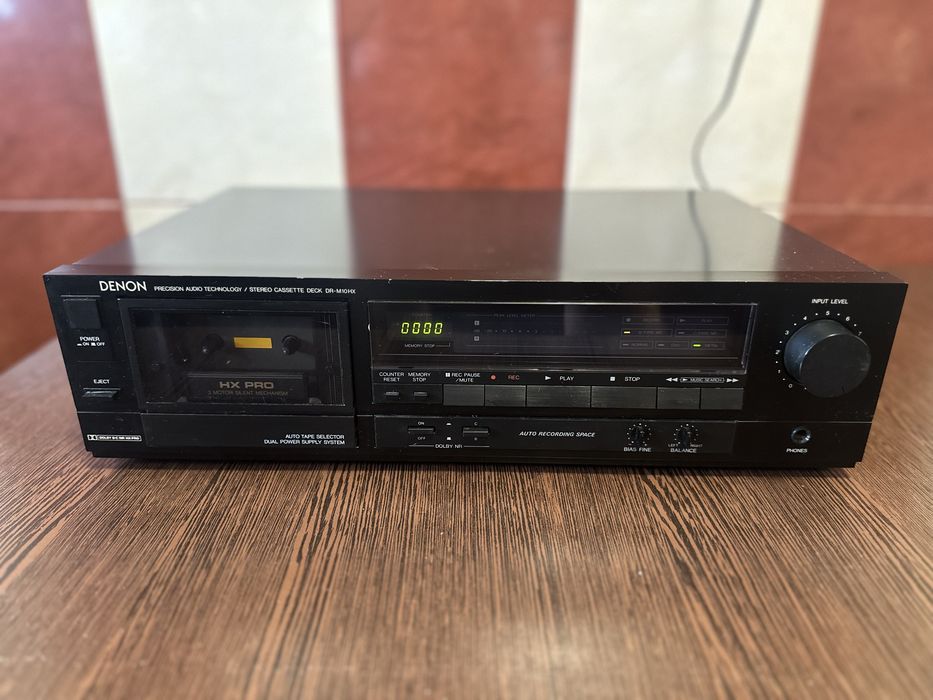 Deck Cassette Denon DR-M10HX – Made in Japan – Dolby B / HX Pro