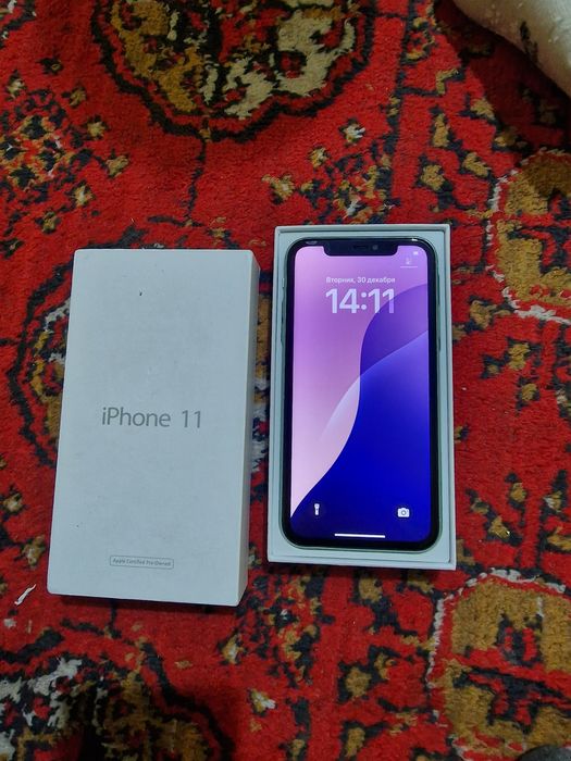 Iphone 11.  256GB. 100% Radnoy registrasiya boʻlmagan