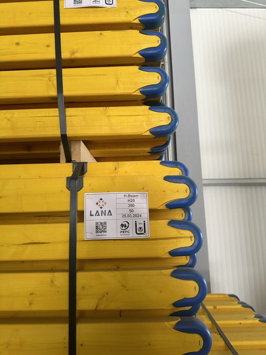 LANA IRU PU CANT ALBASTRU, Placa galbena pentru cofraje, Tip doka