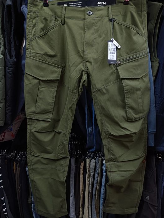 Оригинален карго G-Star Raw Rovic Zip W40 L34 мъжки панталон нов зелен