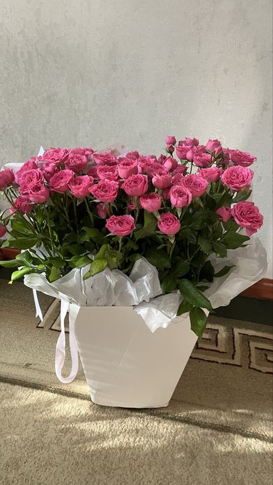 Кустовоые розы свежие