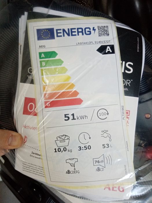 Mașina de spălat rufe Aeg seria 6000