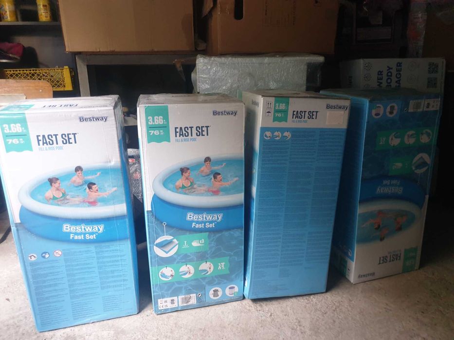 Бассейн Bestway 3.66м-76см в упаковке распродажа