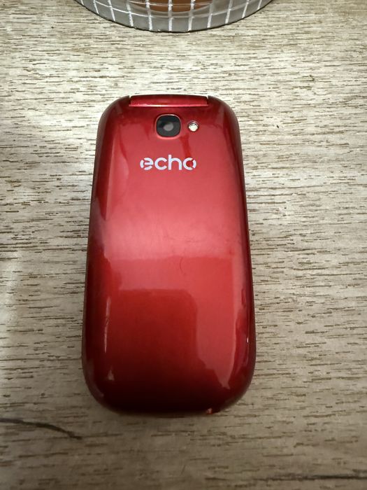 Telefon cu clapetă Echo Clap 2, Dual SIM, Red