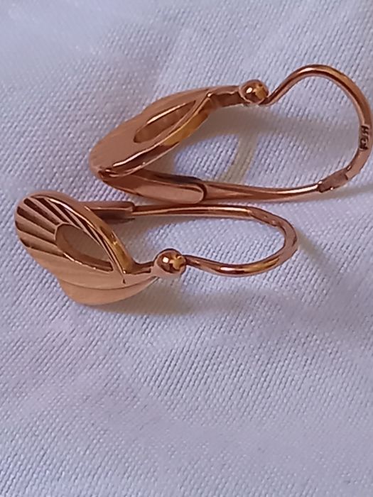 Серьги  золото 585 проба