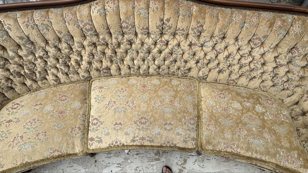 Set 2 fotolii si canapea deosebit vintage stare exceptionala