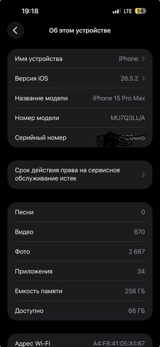 Iphone 15 pro max sim+esim
