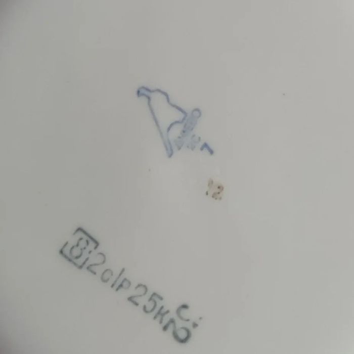 Тарелка сирень дулево