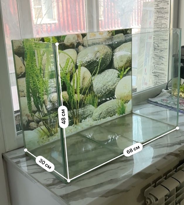 Продам аквариум на 90 л.