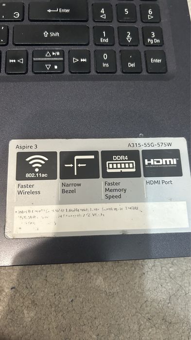 Acer aspire 3 A315-55G-575W