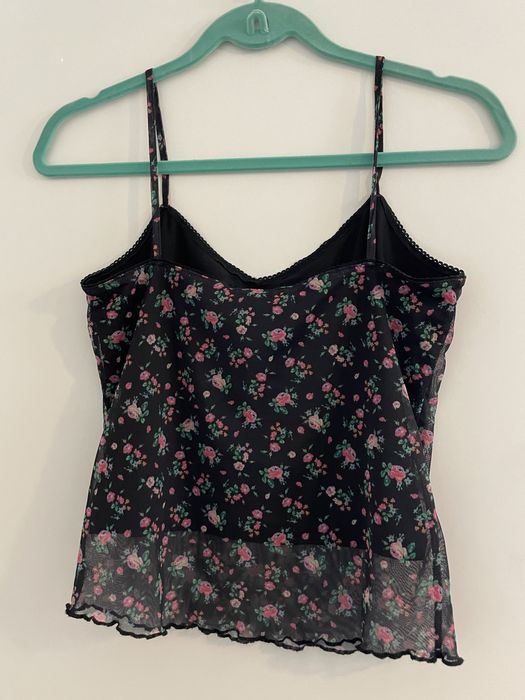 maieu negru cu flori dama