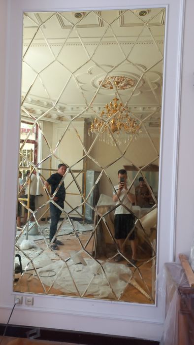 Oyna kesish xizmati. Rombik oyna.