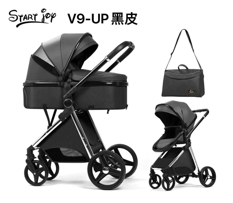 Детская коляска-трансформер 2 в 1(зима-лето, люлька)