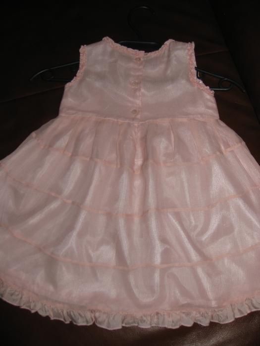 Копринена рокля Monsoon 6-12 мес.