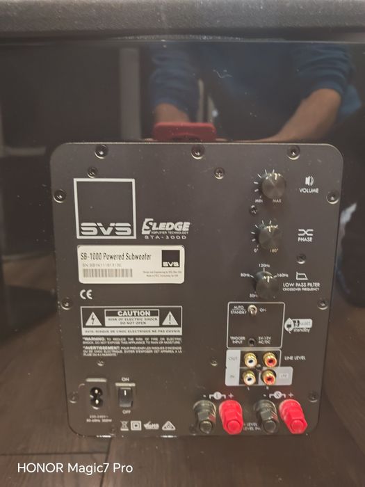 Subwoofer SVS Sb 1000 - 300w rms negru piano