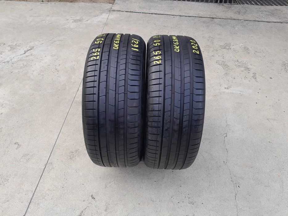 Doua anvelope de vara 265 50 19 pirelli p zero PZ4 profil 6,8 mm