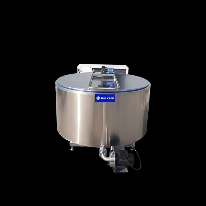 Tanc racire lapte 1000 L vertical Oțel inoxidabil AISI 304 NOU Garanție 24 luni