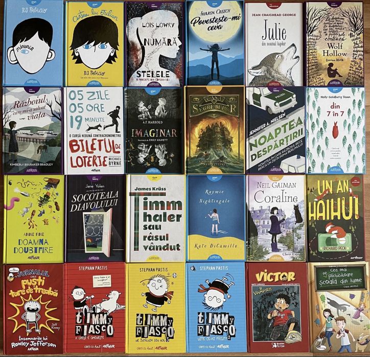 Carti pentru copii si adolescenti editura Arthur programa scolara