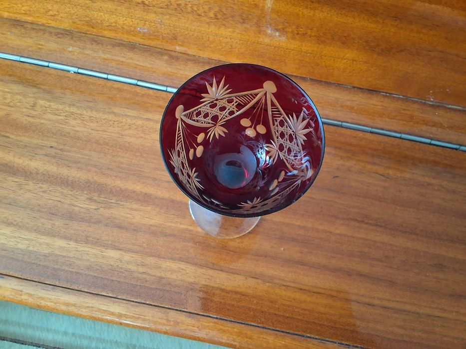 Фужер богема чешский