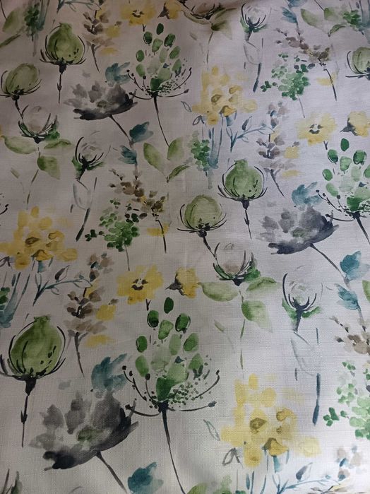 Штора , полулен ( 1 штука)