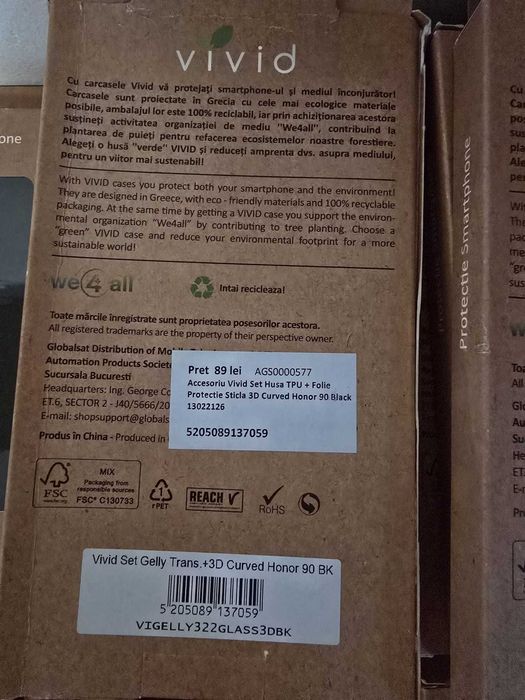 Lot accesorii telefon NOI — 186 buc, huse + folii Honor/Xiaomi/Samsung/Motorola