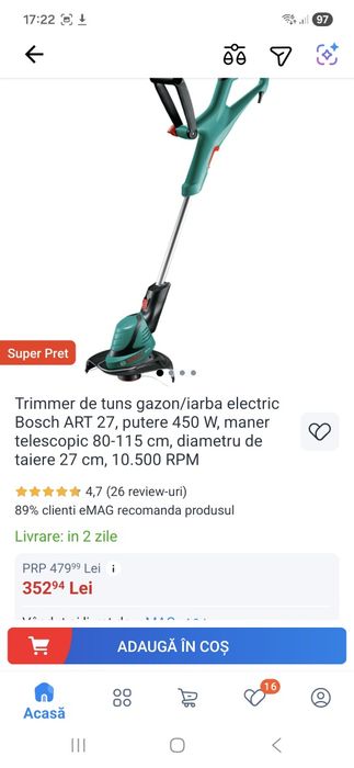 Trimmer de tuns gazonul
