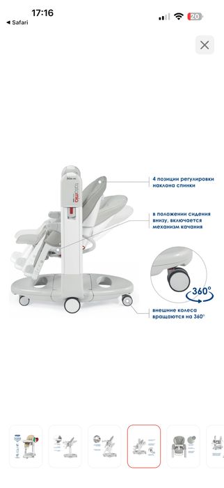 Peg-Perego tatamia стульчик для кормления