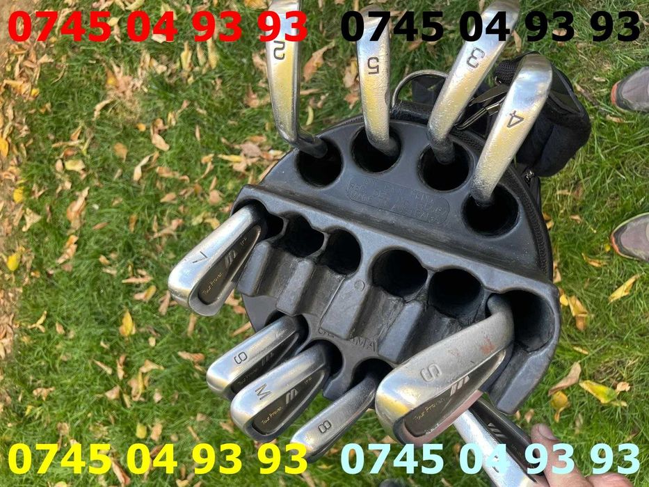 set golf JUCAD 10 crose 4 cuie 2 mingi geanta impecabile australia