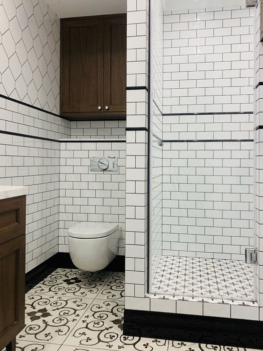 Кафель төсеу — Укладка кафеля.