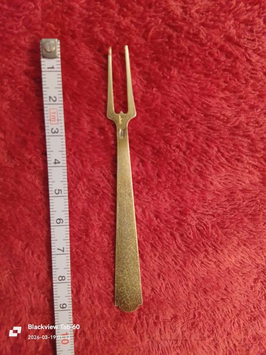 Вилка для лимона, СССР, винтаж, серебро