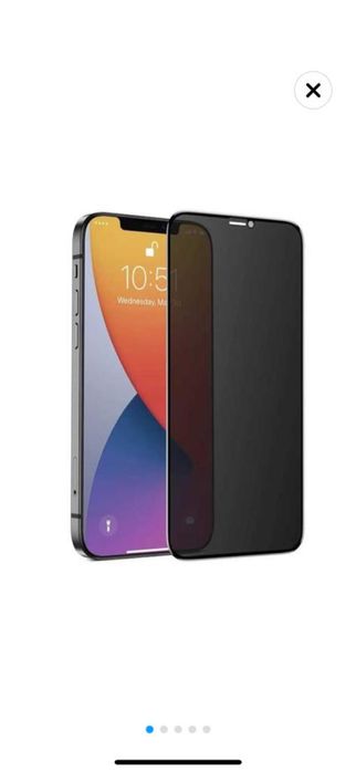 Folie sticla simpla sau antispy privacy husa magsafe iPhone 12 mini