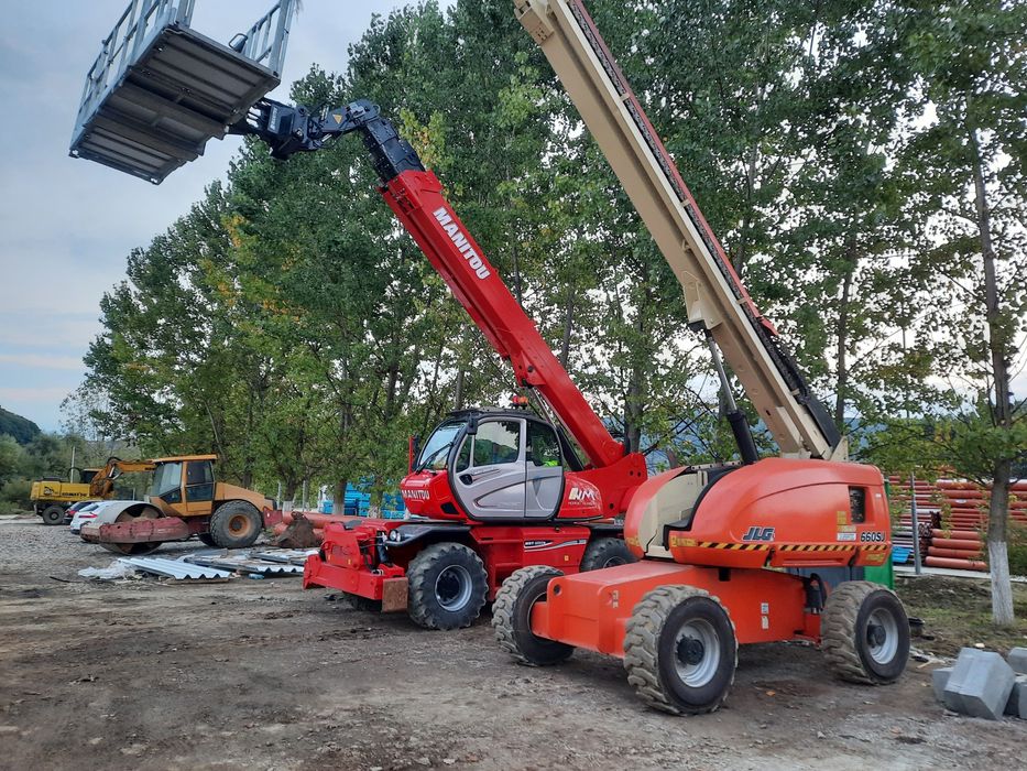 Manitou inchiriere  roto 25 m  / macara / stivuitor / Dieci / Merlo /
