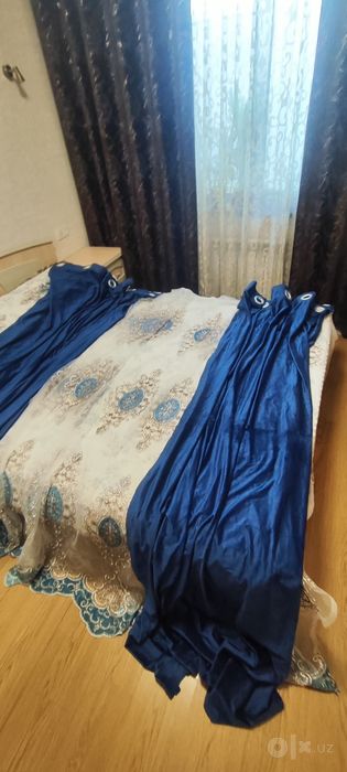 Продаются занавески гардины на люверсахх и тюль комплект