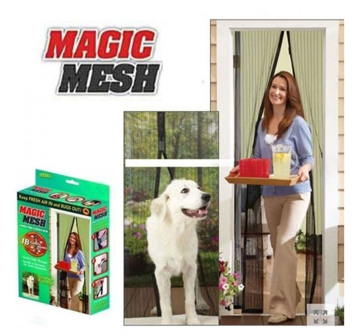 Комарник за врата с магнити против насекоми