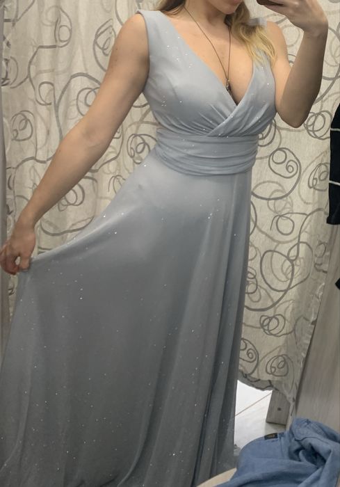 официална блестяща рокля