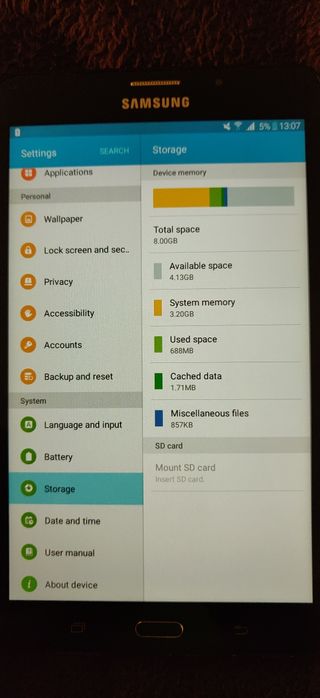 Tableta Samsung Galaxy Tab A7 SM-T285 (2016)