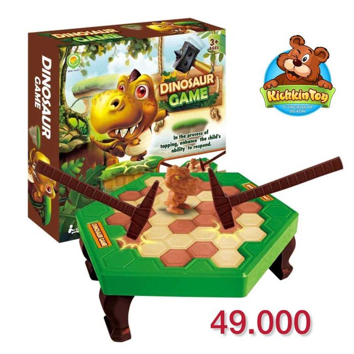 Детская Настольная игра «Динозавр» игрушки 2 kshilik O'yinchoq