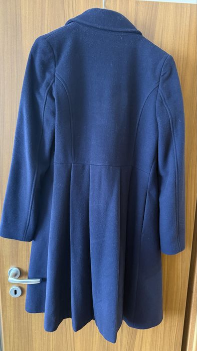 Палто от естествена вълна и кашмир