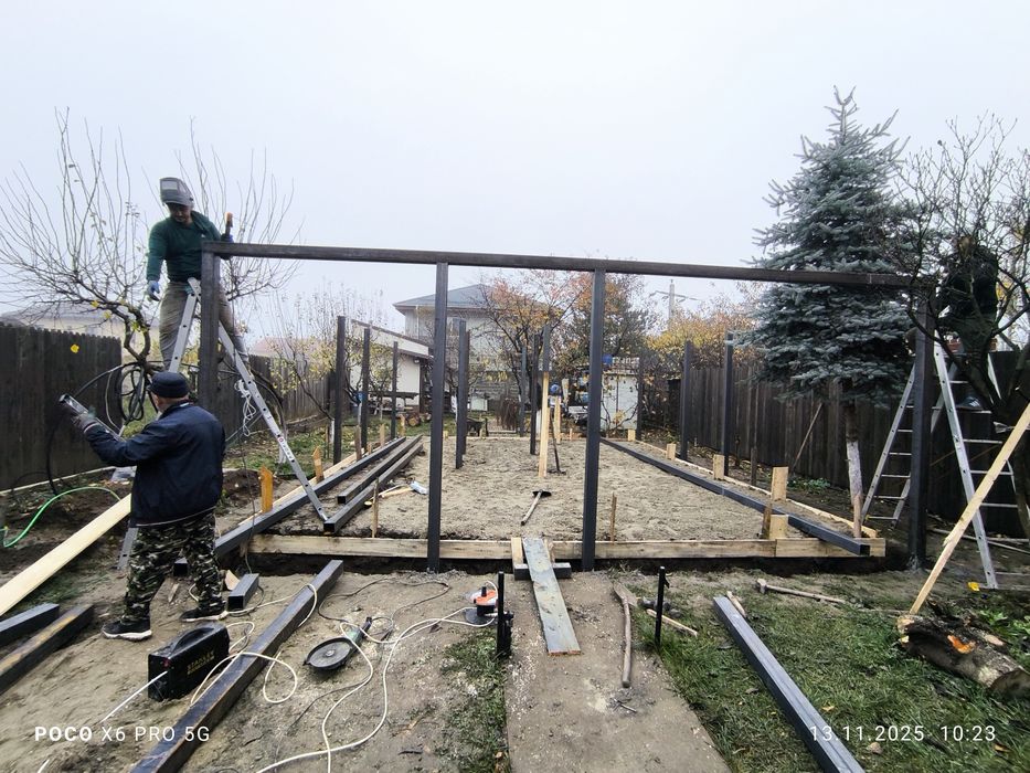 Construim case din structura metalica și panou sandwich