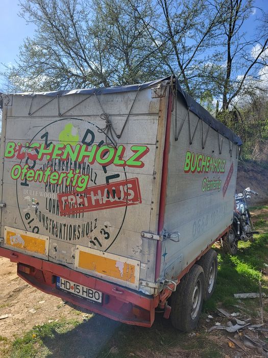 Remorcă basculabila pe trei părți! Petroșani