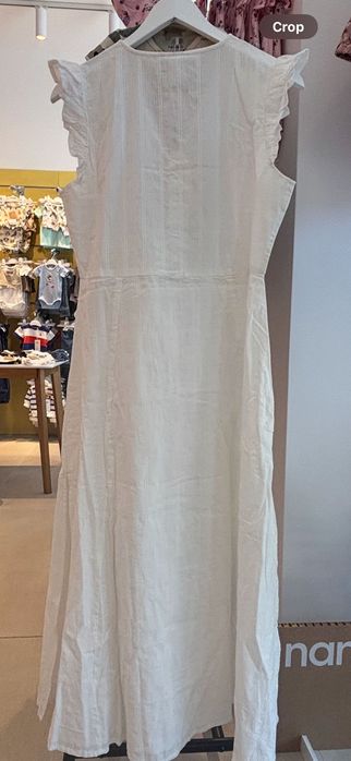 Дълга бяла рокля YAS