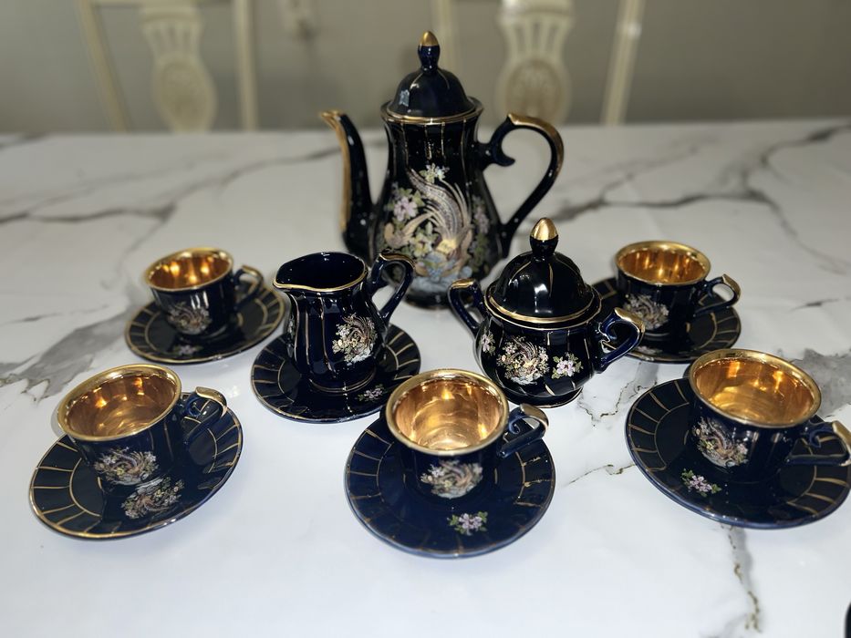 Сервис чайный Кобальт, новый