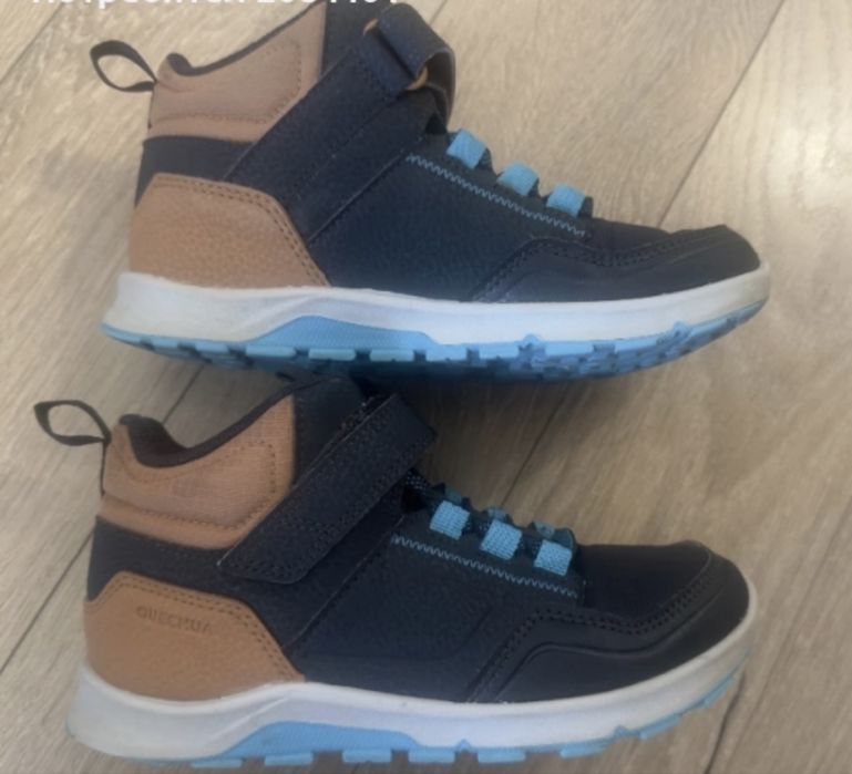 Боти за момче от Декатлон номер 32  и Маратонки Geox за момче 31 номер