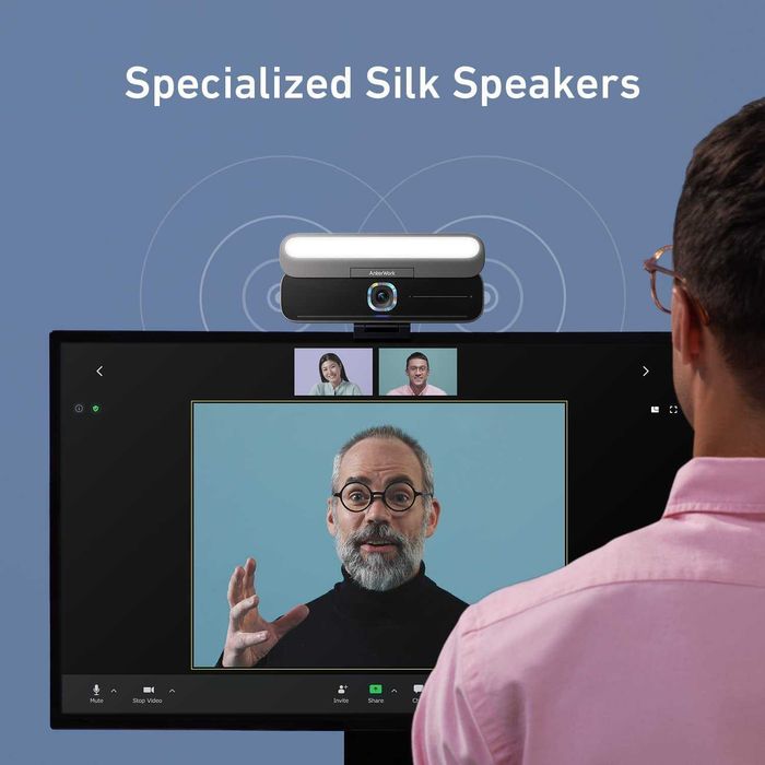 Anker PowerConf B600 2K Web камера с AI Auto Focus, Noise Cancellation