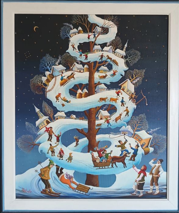 Tablou arta naiva Maricela Istrate