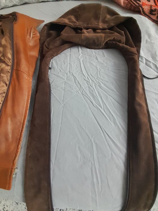 Geaca barbateasca din piele naturala marimea 52.