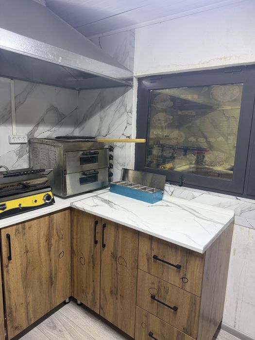 Киоск 2в1. Фастфуд Мороженое обродувание мебель