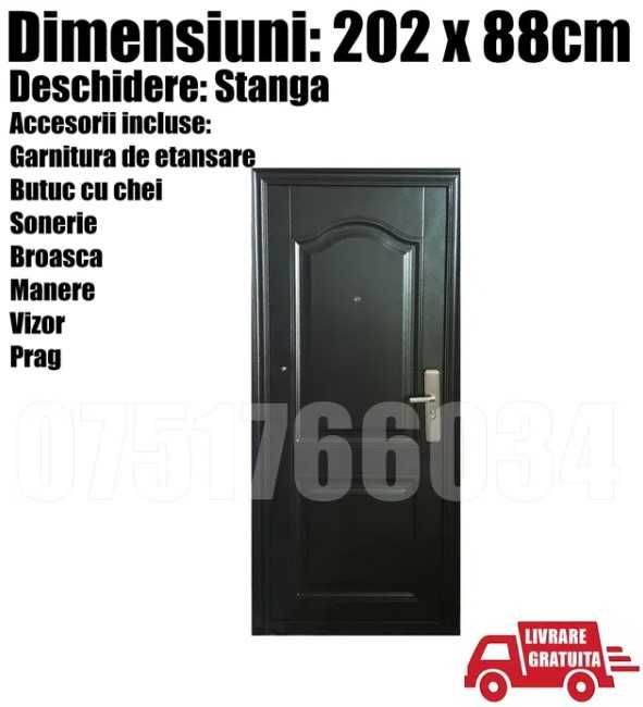Usa Metalica Intrare L20 STANGA Apartament Birou LivratGRATUIT HD