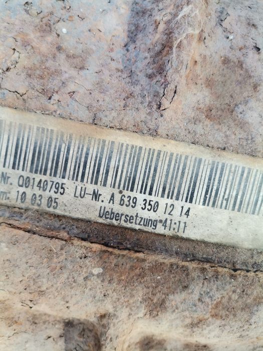 Grup Diferențial spate Mercedes-Benz Vito w639