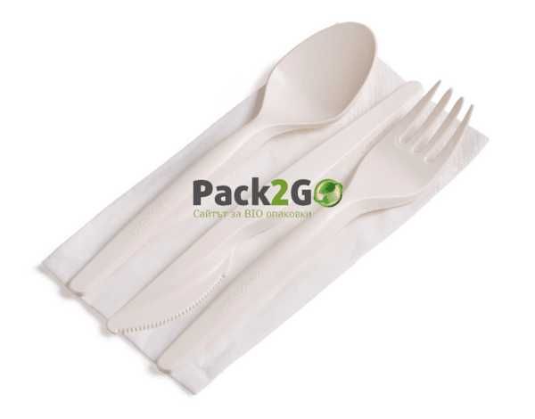 Лъжички, вилички и ножове от PLA за еднократна употреба
